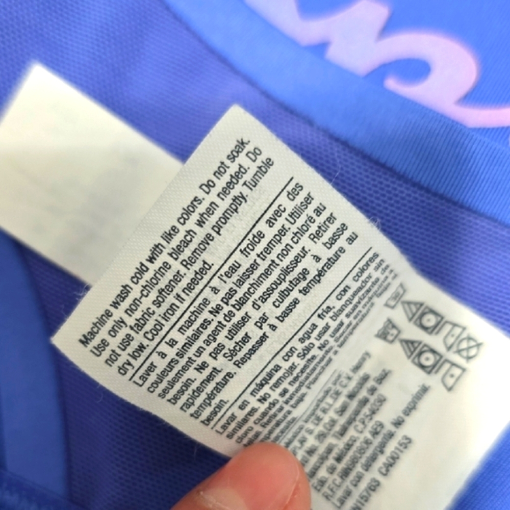 Champion Blue Sports Bra Moisture-Wicking Racerback - Picture 12 of 12